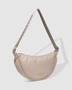 Sylvia Nylon Crossbody Bag Beige