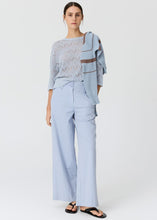 Load image into Gallery viewer, Rosin Pointelle Tee Blue