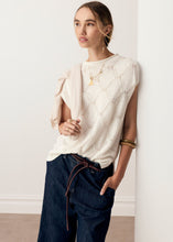 Load image into Gallery viewer, Rosin Cable Knit White