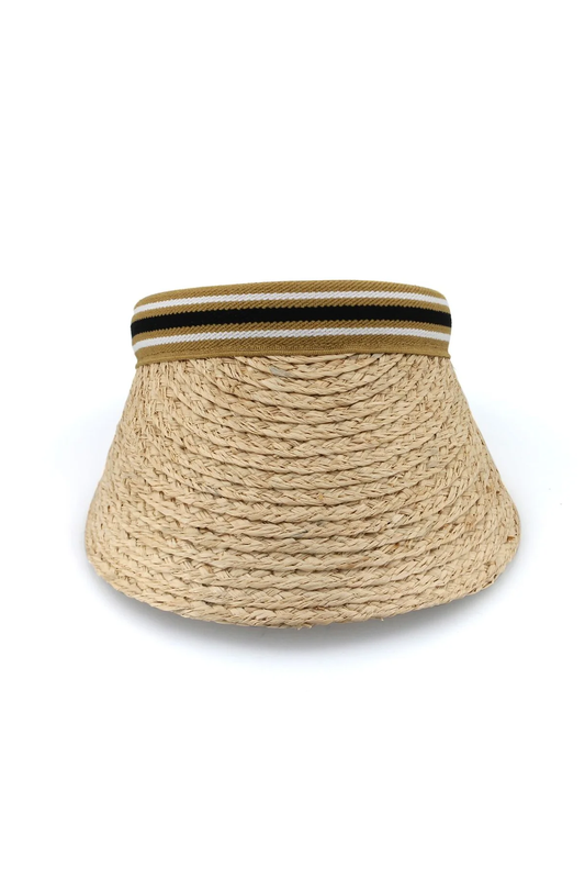 CABARITA - RAFFIA VISOR - NATURAL