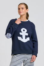 Load image into Gallery viewer, Classic Zipside Sweatshirt Nautical - Navy