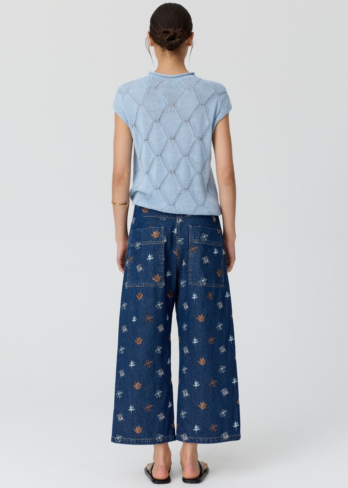 Rosin Cable Knit Blue