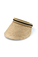 Load image into Gallery viewer, CABARITA - RAFFIA VISOR - NATURAL