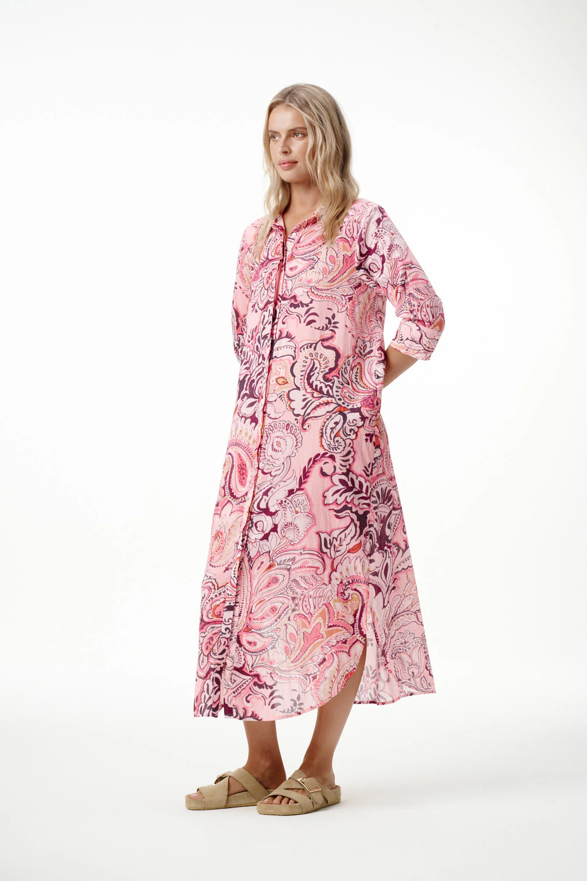 Long Daisy Rosewater Paisley