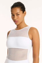 Load image into Gallery viewer, Drift High Neck One Piece - White