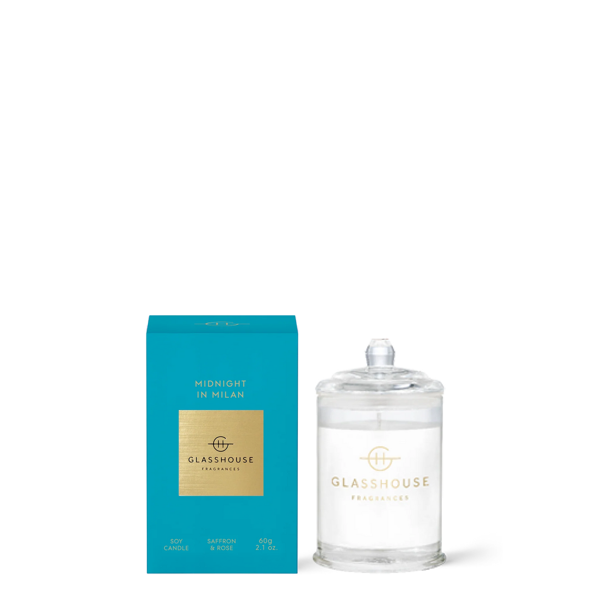 Midnight in Milan | 60g Soy Candle | Saffron & Rose