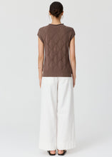 Load image into Gallery viewer, Rosin Cable Knit Choc