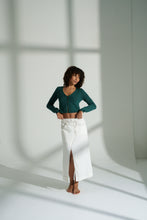 Load image into Gallery viewer, Indie Pine Merino Cardi Knit Pine
