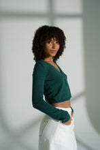 Load image into Gallery viewer, Indie Pine Merino Cardi Knit Pine