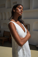 Load image into Gallery viewer, Isla Linen Dress Ivory