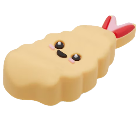 Cute Tempura Shrimp