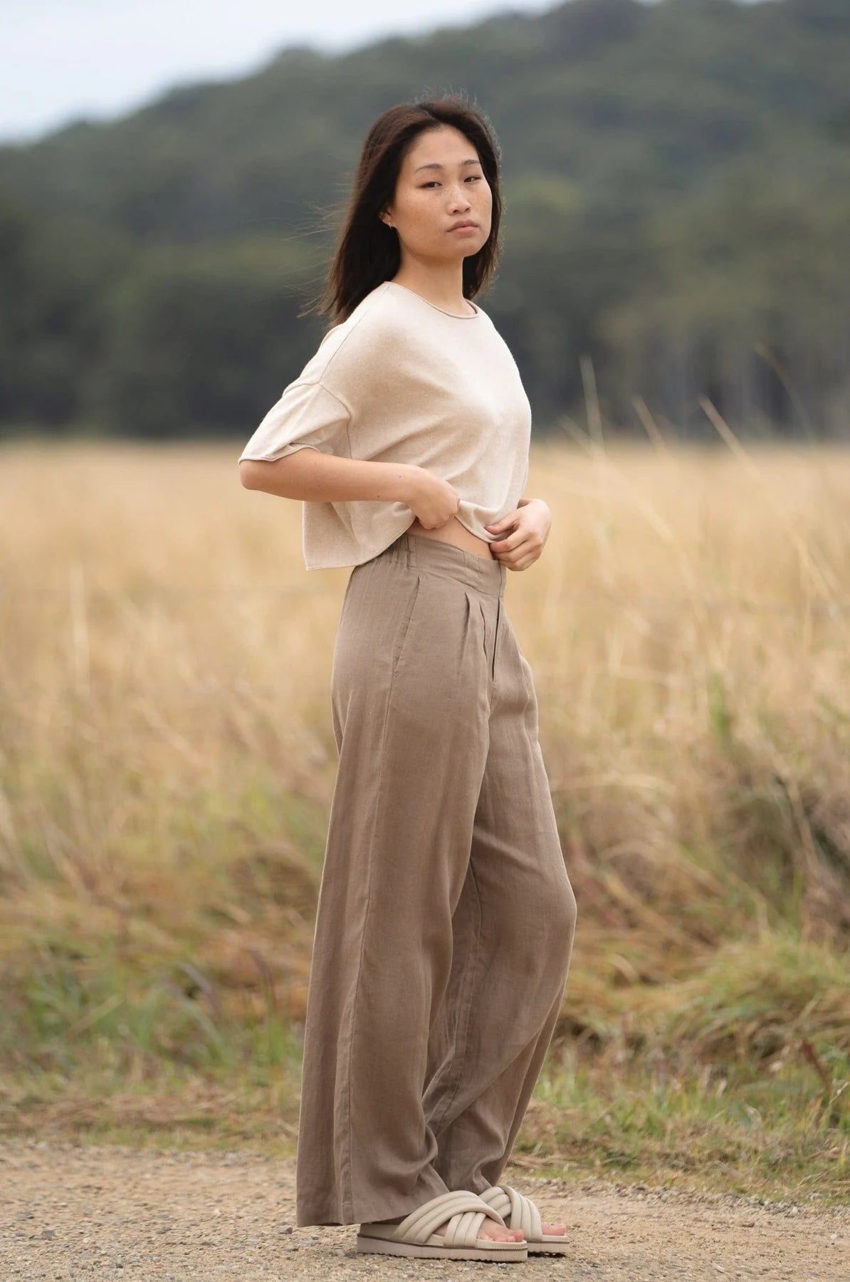 Addison Knit Top Neutral
