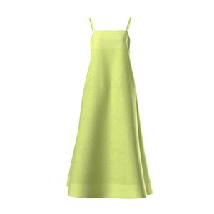 Coco Linen Dress Lemongrass