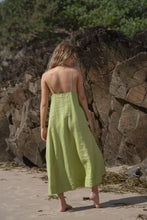 Load image into Gallery viewer, Coco Linen Dress Lemongrass