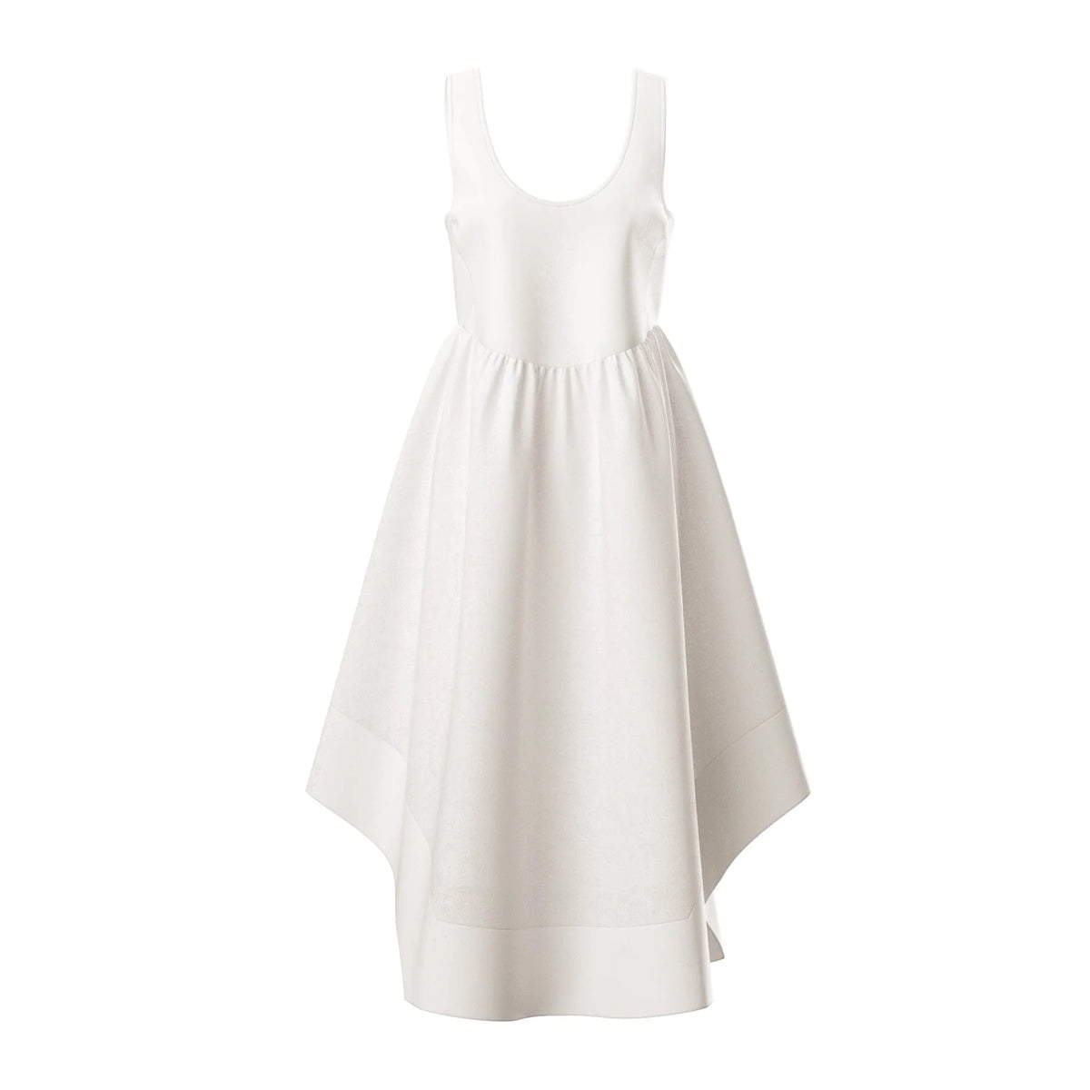 Frida Linen Dress Ivory