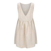Load image into Gallery viewer, Harper Linen Dress Oatmeal