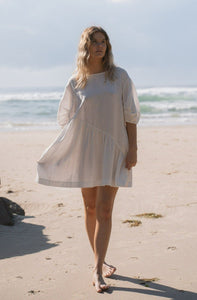 Layla Linen Dress Ivory