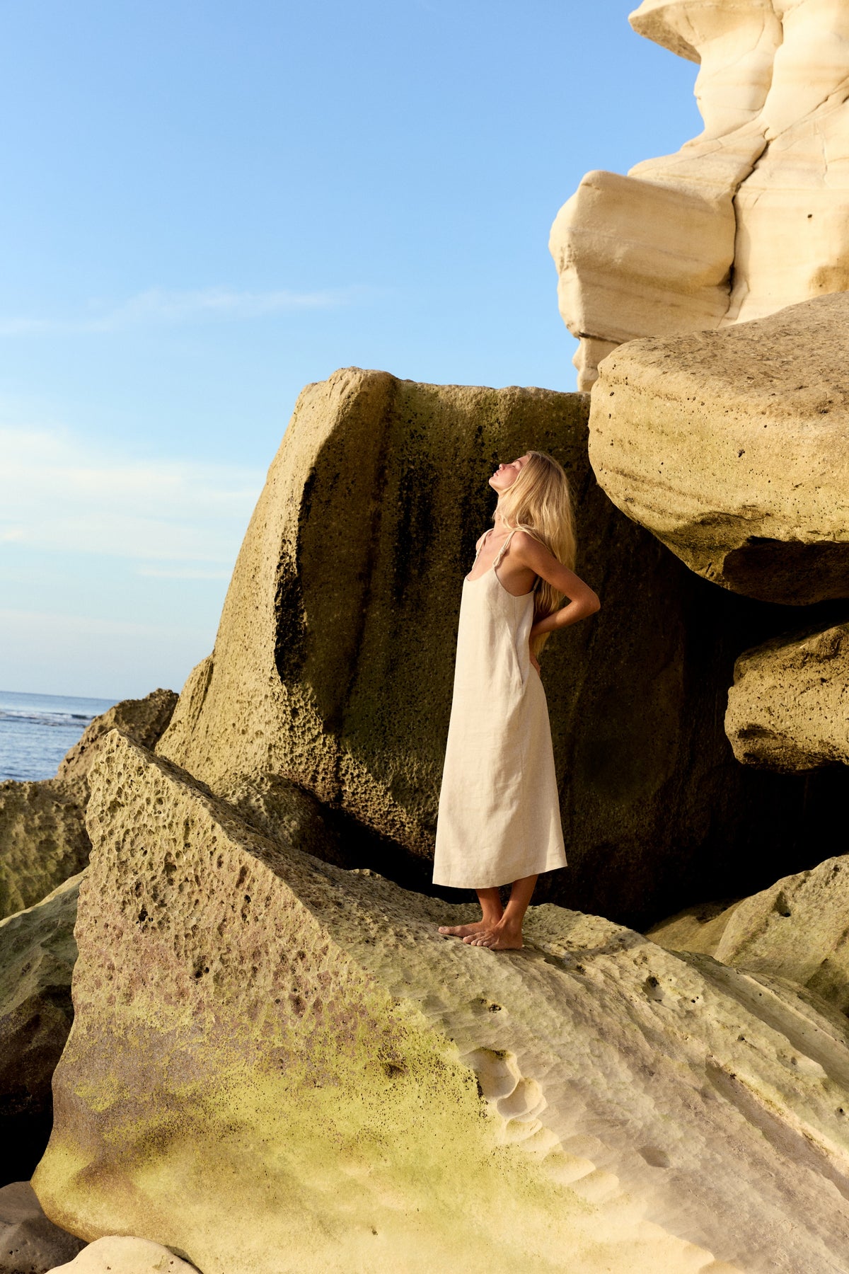 Lia Linen Slip Oatmeal