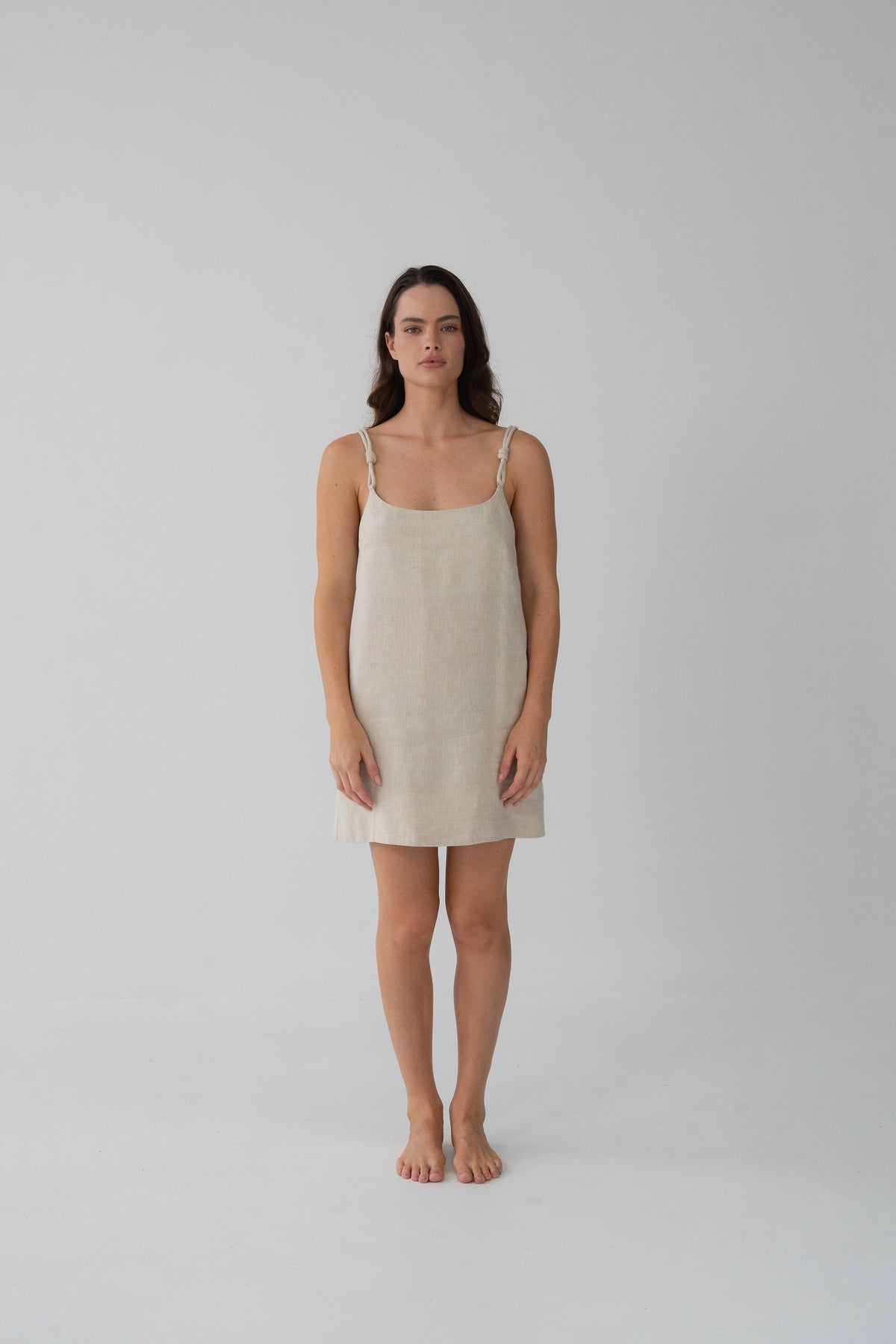 Tevi Linen Slip Oatmeal