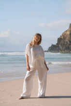 Load image into Gallery viewer, Tina Linen Top Ivory