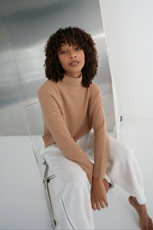 Lumi Cashmere Knit Camel