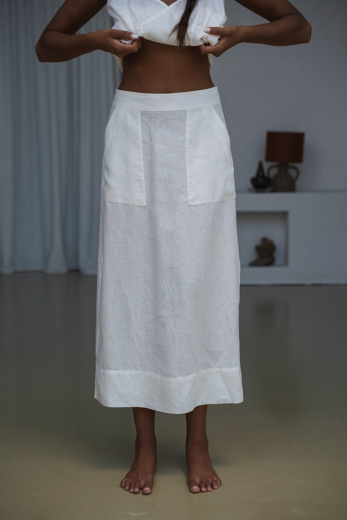 Nadi Skirt Ivory