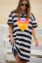 Load image into Gallery viewer, Stripe Heart Dress