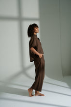 Load image into Gallery viewer, Nika Linen Shirt Chocolate
