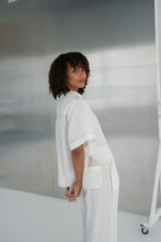 Load image into Gallery viewer, Nika Linen Top Ivory