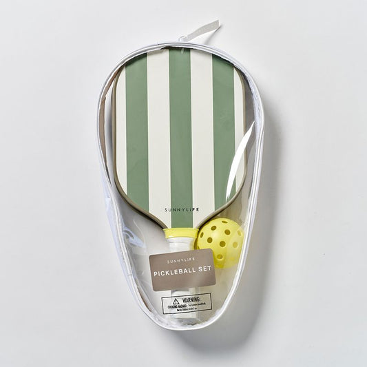Pickleball Set Seagrass Stripe
