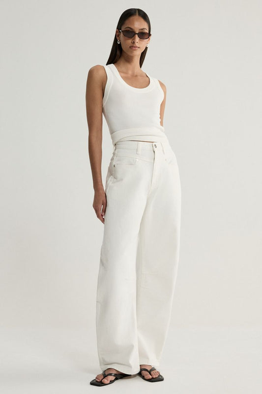 Chelsea Denim Jean Ivory