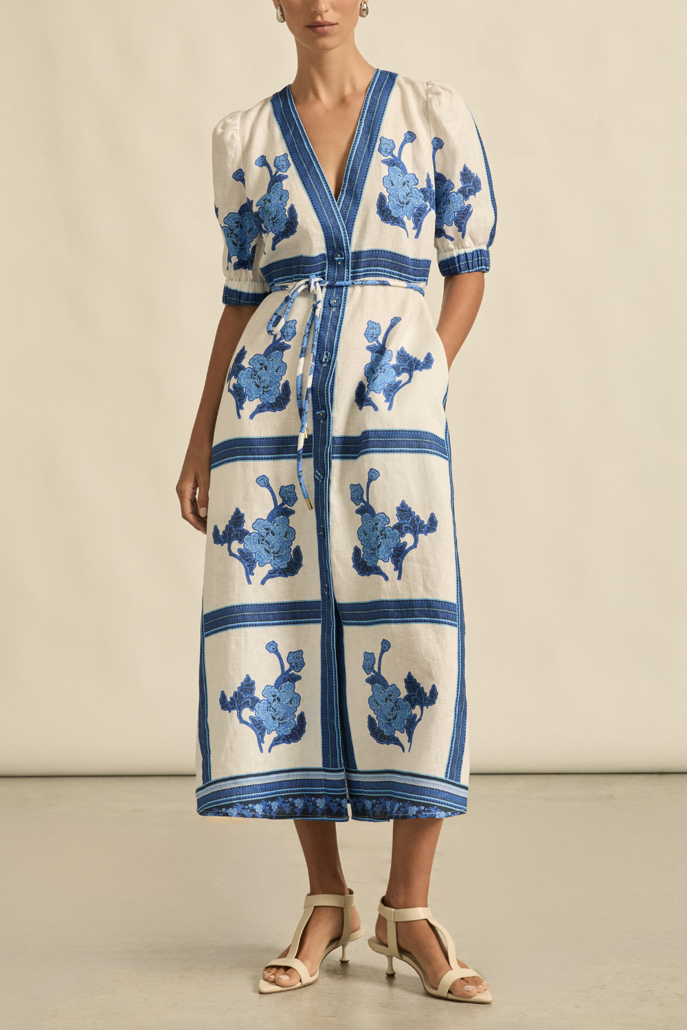portrait dress azure collage