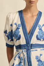 Load image into Gallery viewer, portrait dress azure collage