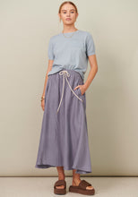 Load image into Gallery viewer, Calypso Pocket Cotton Cashmere Tee Blue