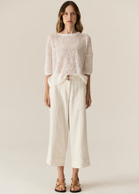 Load image into Gallery viewer, Milton Pointelle Tee White