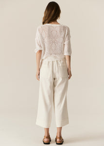 Carsen Crop Pant Ecru