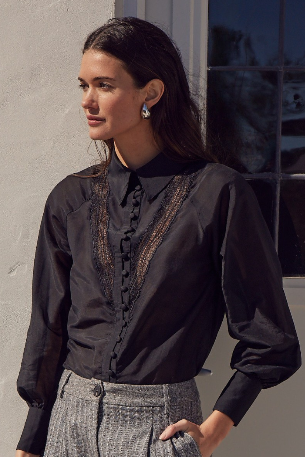 purvey top - black
