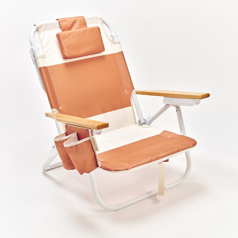 Deluxe Beach Chair Tierra Clay Block