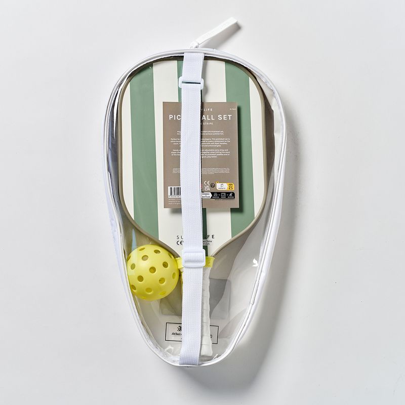 Pickleball Set Seagrass Stripe