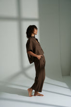 Load image into Gallery viewer, Rika Linen Pants Chocolate