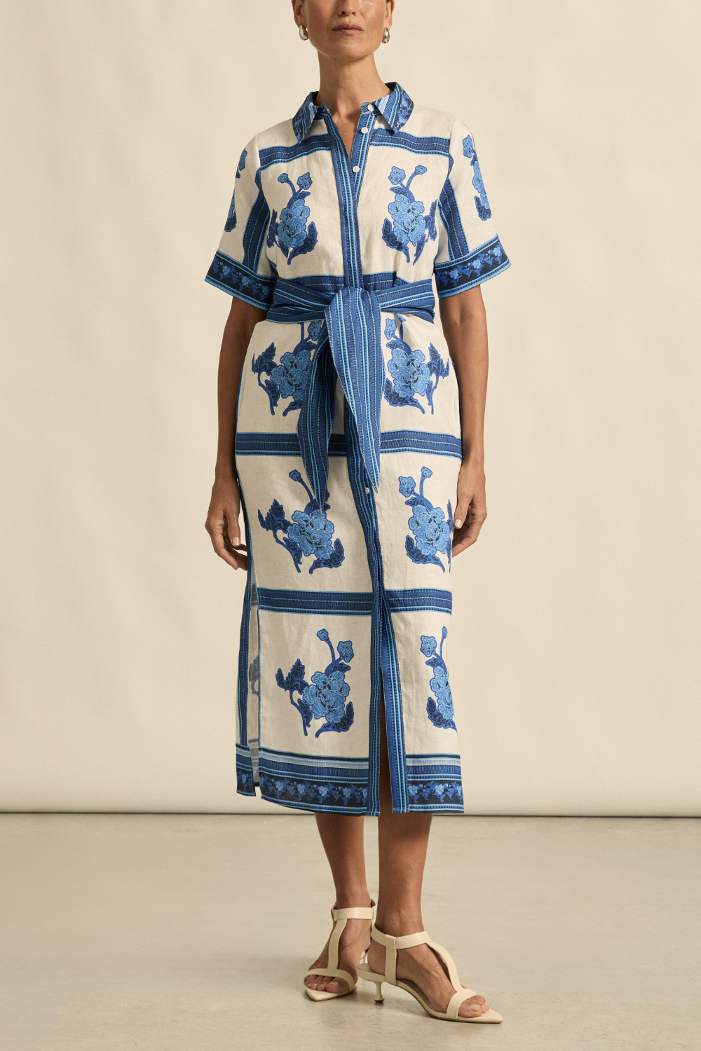 roam dress azure collage