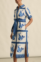 Load image into Gallery viewer, roam dress azure collage