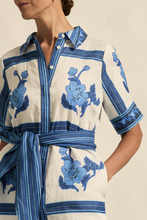 Load image into Gallery viewer, roam dress azure collage