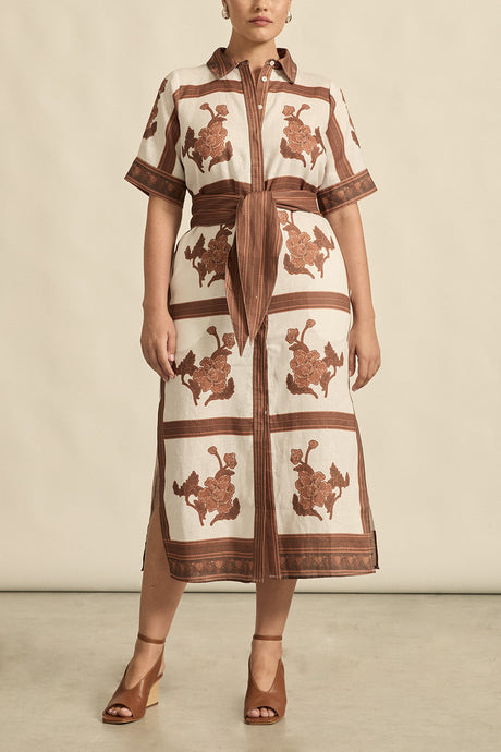 roam dress coffee collage