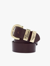 Load image into Gallery viewer, Drover Belt Chestnut/Brass Buckle