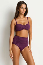 Load image into Gallery viewer, Essentials Edit Super High Waist Gathered Pant Claret