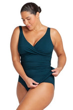 Load image into Gallery viewer, aria delacroix tankini top navy