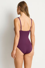 Load image into Gallery viewer, Essentials Edit Spliced One Piece  Claret