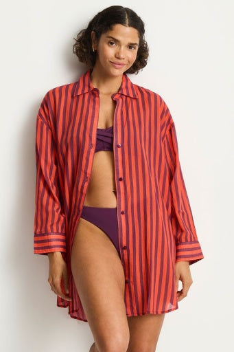 Vacay Cruise Shirt Spice Red