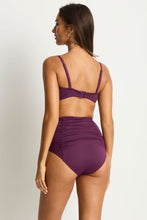 Load image into Gallery viewer, Essentials Edit Super High Waist Gathered Pant Claret